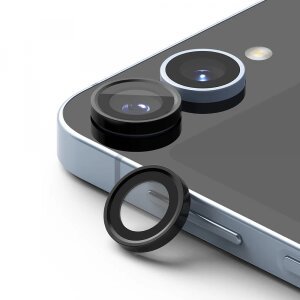 Folie de protectie Camera Spate Ringke pentru Samsung Galaxy Z Flip6 F741, Sticla securizata, Set 2 bucati, Neagra