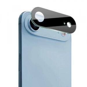 Folie de protectie Camera Spate Techsuit pentru Apple iPhone 17 Air, Sticla securizata, Neagra