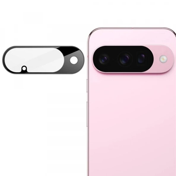 Folie de protectie Camera Spate Techsuit pentru Google Pixel 10 Pro / 10, Sticla securizata, Neagra
