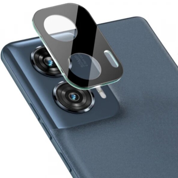 Folie de protectie Camera Spate Techsuit pentru Motorola Edge 50 Fusion, Sticla securizata, Neagra