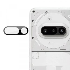 Folie de protectie Camera Spate Techsuit pentru Nothing Phone (3a), Sticla securizata, Neagra