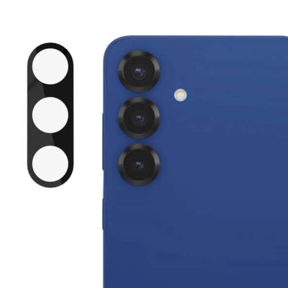 Folie de protectie Camera Spate Techsuit pentru Samsung Galaxy S25 S931, Sticla securizata, Neagra