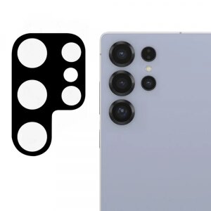 Folie de protectie Camera Spate Techsuit pentru Samsung Galaxy S25 Ultra S938, Sticla securizata, Neagra