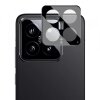 Folie de protectie Camera Spate Techsuit pentru Xiaomi 14, Sticla securizata, Neagra