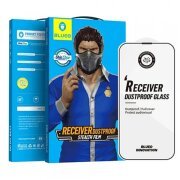 Folie de protectie Ecran Blueo Anti-Dust HD pentru Apple iPhone 11 / XR, Sticla securizata, Full Glue, Neagra