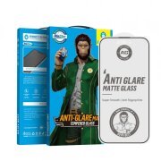 Folie de protectie Ecran Blueo Anti-Glare pentru Apple iPhone 11 Pro / XS / X, Sticla securizata, Full Glue, Neagra