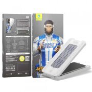 Folie de protectie Ecran Blueo Anti-Reflective HD Applicator Pro pentru Apple iPhone 16 Pro Max, Sticla securizata, Full Glue, Neagra