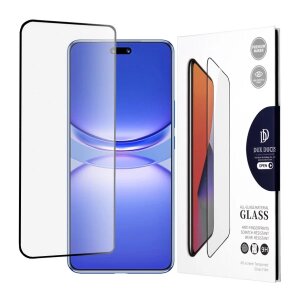 Folie de protectie Ecran DUX DUCIS pentru Huawei nova 12 Pro, Sticla securizata, Full Glue, Neagra