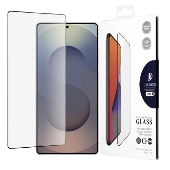Folie de protectie Ecran DUX DUCIS pentru Samsung Galaxy S25 Ultra S938, Sticla securizata, Full Glue, Neagra