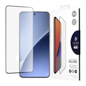 Folie de protectie Ecran DUX DUCIS pentru Xiaomi 15 Pro, Sticla securizata, Full Glue, Neagra
