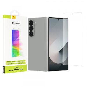 Folie de protectie Ecran Exterior Techsuit Clear Vision pentru Samsung Galaxy Z Fold6 F956, Sticla securizata, Full Glue