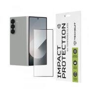 Folie de protectie Ecran Exterior Techsuit pentru Samsung Galaxy Z Fold6 F956, Sticla securizata, Full Glue, 111D, Neagra