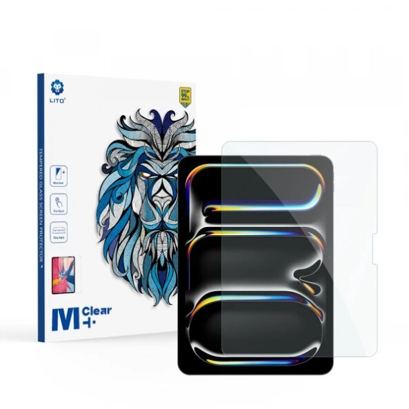 Folie de protectie Ecran Lito Classic pentru Apple iPad Pro 11 (2024), Sticla securizata, Full Glue, 2.5D