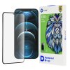 Folie de protectie Ecran Lito D+ Pro Dustproof pentru Apple iPhone 12 Pro Max, Sticla securizata, Full Glue, Neagra