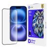Folie de protectie Ecran Lito D+ Pro pentru Apple iPhone 16, Sticla securizata, Full Glue, Neagra