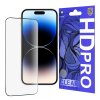 Folie de protectie Ecran Lito HD Pro Clear pentru Apple iPhone 14 Pro, Sticla securizata, Full Glue, Neagra