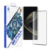 Folie de protectie Ecran Lito pentru Huawei nova 11 Pro, Sticla securizata, Full Glue, 3D, Neagra