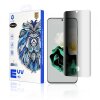 Folie de protectie Ecran Privacy Lito pentru Huawei P60 / P60 Pro, Sticla securizata, UV Glue, 3D