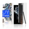 Folie de protectie Ecran Privacy Lito pentru Samsung Galaxy S22 Ultra 5G S908, Sticla securizata, UV Glue, 3D