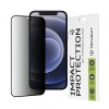 Folie de protectie Ecran Privacy Techsuit pentru Apple iPhone 12 / 12 Pro, Sticla securizata, Full Glue, 111D