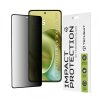 Folie de protectie Ecran Privacy Techsuit pentru Motorola Moto G86, Sticla securizata, Full Glue, 111D