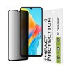 Folie de protectie Ecran Privacy Techsuit pentru Oppo A18 / A38, Sticla securizata, Full Glue, 111D