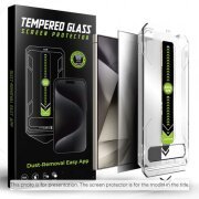 Folie de protectie Ecran Privacy Techsuit TitanGlass CrystalHD pentru Samsung Galaxy S25 S931 / S24 S921, Sticla securizata, Full Glue