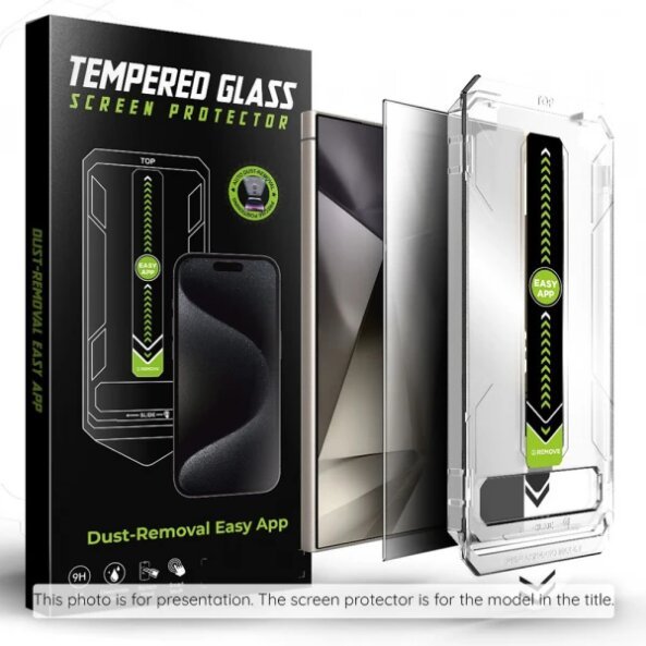 Folie de protectie Ecran Privacy Techsuit TitanGlass CrystalHD pentru Samsung Galaxy S25 S931 / S24 S921, Sticla securizata, Full Glue