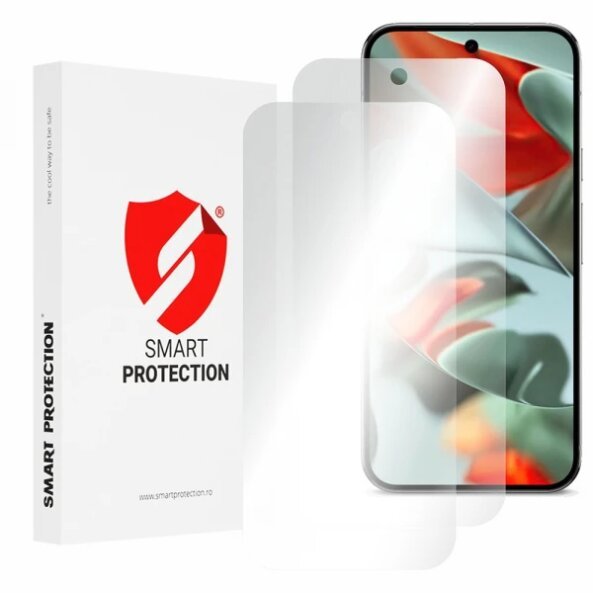 Folie de protectie Ecran Smart Protection Premium Classic pentru Google Pixel 9 Pro XL, Plastic, Set 2 bucati