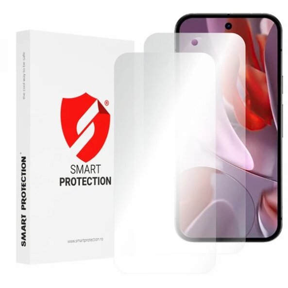 Folie de protectie Ecran Smart Protection Premium Classic pentru Google Pixel 9a, Plastic, Set 2 bucati