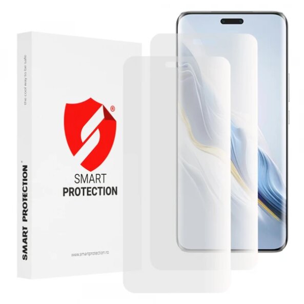 Folie de protectie Ecran Smart Protection Premium Classic pentru Honor Magic6 Pro, Plastic, Set 2 bucati