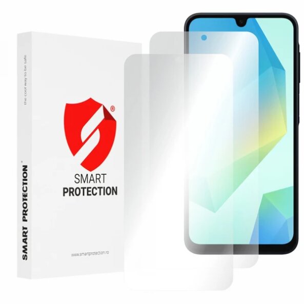Folie de protectie Ecran Smart Protection Premium Classic pentru Samsung Galaxy A16 5G A166 / A16 4G A165, Plastic, Set 2 bucati