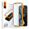 Folie de protectie Ecran Spigen GlastR Align Master pentru Google Pixel 8a, Sticla securizata, Full Glue, Set 2 bucati