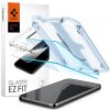 Folie de protectie Ecran Spigen GlastR EZ FIT pentru Samsung Galaxy S23+ S916 / S23 S911, Sticla securizata, Full Glue, Set 2 bucati