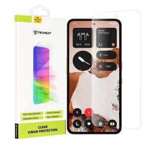 Folie de protectie Ecran Techsuit Clear Vision pentru Nothing CMF Phone 2 Pro, Sticla securizata, Full Glue