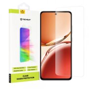 Folie de protectie Ecran Techsuit Clear Vision pentru Oppo Reno12 FS 5G / Reno12 FS 4G / Reno12 F 4G / Reno12 F, Sticla securizata, Full Glue