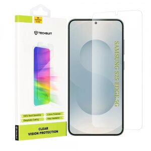 Folie de protectie Ecran Techsuit Clear Vision pentru Samsung Galaxy S25 Edge S937, Sticla securizata, Full Glue