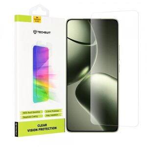 Folie de protectie Ecran Techsuit Clear Vision pentru Xiaomi 14T Pro / 14T, Sticla securizata, Full Glue