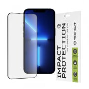 Folie de protectie Ecran Techsuit pentru Apple iPhone 14 Plus / 13 Pro Max, Sticla securizata, Full Glue, 111D, Neagra
