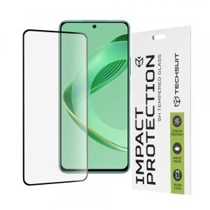 Folie de protectie Ecran Techsuit pentru Huawei nova 11 SE / nova 12 SE, Sticla securizata, Full Glue, 111D, Neagra