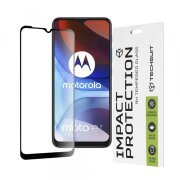 Folie de protectie Ecran Techsuit pentru Motorola Moto E7i Power / E7 Power, Sticla securizata, Full Glue, 111D, Neagra