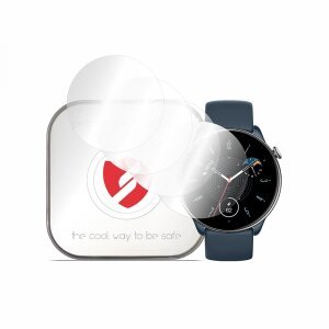 Folie Protectie Smart Protection Premium Classic pentru Amazfit GTR Mini, Set 4 bucati, Plastic