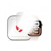 Folie Protectie Smart Protection Premium Classic pentru Apple Watch 10 42mm Series, Set 4 bucati, Plastic