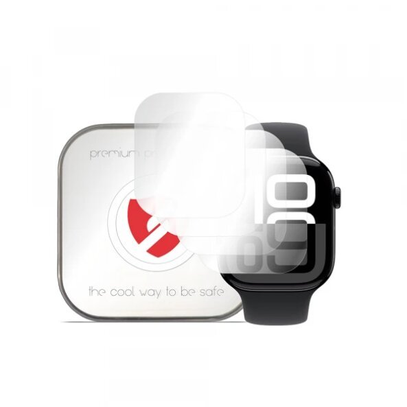 Folie Protectie Smart Protection Premium Classic pentru Apple Watch 10 46mm Series, Set 4 bucati, Plastic