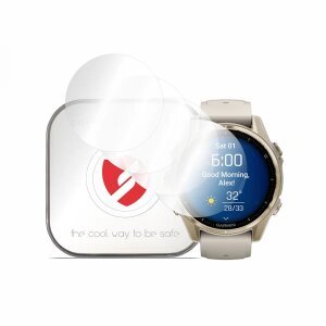Folie Protectie Smart Protection Premium Classic pentru Garmin Fenix 8 43mm, Set 4 bucati, Plastic