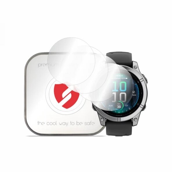 Folie Protectie Smart Protection Premium Classic pentru Garmin Fenix E, Set 4 bucati, Plastic