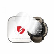 Folie Protectie Smart Protection Premium Classic pentru Garmin Instinct 2X Solar, Set 4 bucati, Plastic