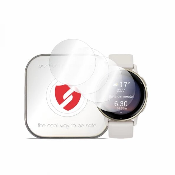 Folie Protectie Smart Protection Premium Classic pentru Garmin Vivoactive 5, Set 4 bucati, Plastic