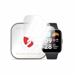 Folie Protectie Smart Protection Premium Classic pentru Xiaomi Redmi Watch 3 Active, Set 4 bucati, Plastic
