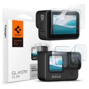 Folie Protectie Spigen GlastR Slim pentru GoPro Hero 12 / 9 / 10 / 11, Set 6 bucati, Sticla securizata